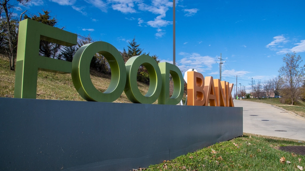 Food bank outdoor sign